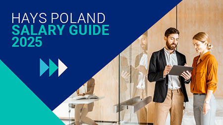 Cropped cover image of the Hays Poland Salary Guide 2025